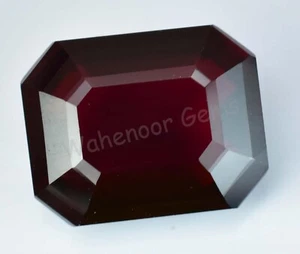 10.65 Ct Natural Red Color Almandine Garnet Emerald Loose Gemstone Certified - Picture 1 of 6