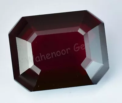 10.65 Ct Natural Red Color Almandine Garnet Emerald Loose Gemstone Certified - Image 1 of 4