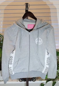 Bamboo Sports Gray Boss Jacket Hoodie Ladies Size M Medium - Picture 1 of 3