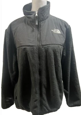 CHAQUETA FORRADA DE PIEL SINTÉTICA LG THE NORTH FACE BOYS | CLÁSICA NEGRA Foto 1 de 4