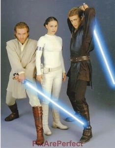 "Star Wars:Portman/McGregor/Christensen 8x10 Photo-Matte Finish - Picture 1 of 1