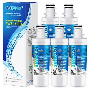 Fit For LG ADQ747935 lfxs26973s lfxc22526s Water Filter Cartridge Icepure 5 PACK