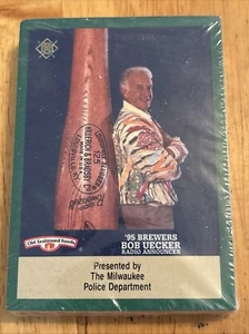 Bob Uecker ‘95 Milwaukee Brewers Sealed Police Card Brewers Set RIP to a Legend - Picture 1 of 6