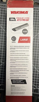 Yakima - JetStream Aerodynamic Bar for Roof Rack Systems Silver 70" BRAND NEW - Image 1 of 3