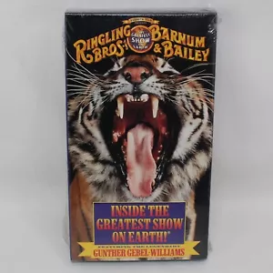 Inside the Greatest Show on Earth VHS Gunther Gebel-Williams Ringling Bros - Imagen 1 de 4