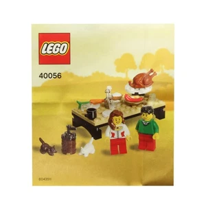NEW Lego Polybag Set 40056 INSTRUCTION BOOKLET Manual Holiday Thanksgiving Feast - Picture 1 of 3