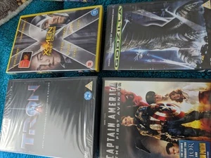 Tron 20th Anniversary, X Men First Class, Captain America, Godzilla Dvds New - Picture 1 of 1