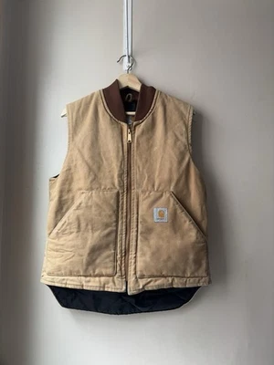 vintage carhartt vest medium.Tan Men - Image 1 of 4
