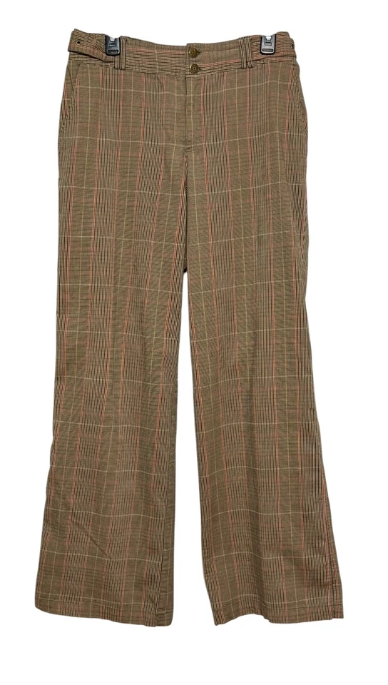 Pantalones de pierna ancha a cuadros Relativity Y2K Academia para mujer 8 pantalones retro a cuadros Foto 1 de 4