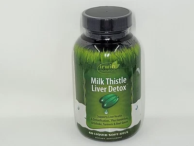 Irwin Naturals Milk Thistle Liver Detox Supplement, 60 Ct, EXP: NOVEMBER 2025 - Image 1 of 2