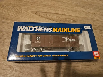 HO Walthers Mainline ATSF 40' AAR 1944 boxcar Santa Fe Capitan-  #910-1663 NIB - Image 1 of 2