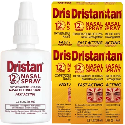Dristan 12HR Nasal Spray Decongestant Fast Relief 0.5oz Bottle - Pack of 6 - Imagem 1 de 4