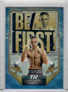 Luis Alberto López 2024 Topps Cromo Boxeo Sé el Primero #BF-6 Estuche Hit SP - Imagen 1 de 2