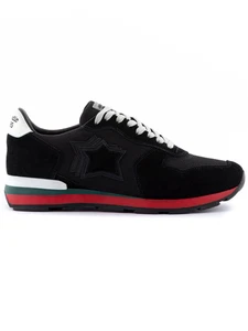 Scarpe Sneakers Atlantic Stars   Uomo Tessuto E Suede Nero - Imagen 1 de 3