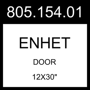 IKEA ENHET Door White Frame 12x30" 805.154.01 - Picture 1 of 1