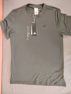 Herren Adidas Axis Kurzarm Shirt Rundhals Grau XS - Bild 1 von 5