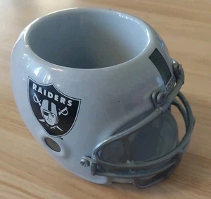 Vtg 1998 Raiders Mini Helmet Organizer - NFL Desk / Office / Mancave Decor - Picture 1 of 11