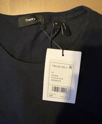 Camiseta Theory Hombre PRECISA TEE Talla M Algodón Negra Foto 1 de 4