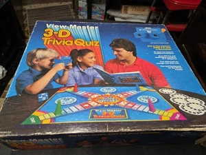 Vintage View-Master 3-D Trivia Quiz Game! Quizmaster Reels Board Game 4 Reels - Picture 1 of 4