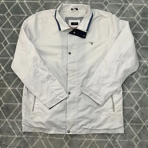 GANT Full Zip Lightweight Sports Jacket Men’s 3XL All White - Picture 1 of 11