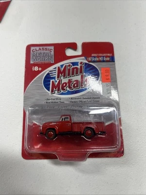 Mini Metals 2007 escala 1:87 54 camioneta F-350 roja Foto 1 de 2
