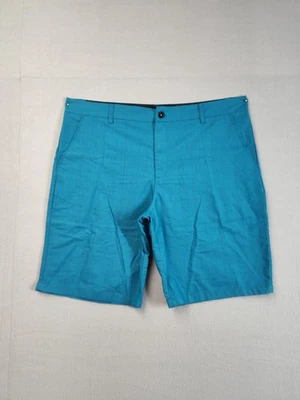 Pantalón Corto Faded Glory Hombre 40 Azul Rendimiento Golf Informal Chino Frente Plano Comodidad Foto 1 de 4