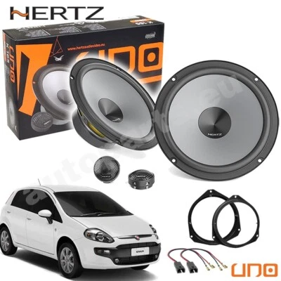 Kit 4 Casse Altoparlanti Hertz K165 Anteriori per Fiat Punto Evo dal 2008 300W - Immagine 1 di 4