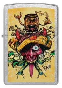 ORIGINAL Zippo Feuerzeug SEAN DIETRICH DEVIL BILL Street Chrome NEU IN BOX - Bild 1 von 6