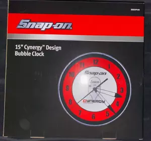 SNAP ON Tools USA Brand NEW 2025 cYNERGY Series Ratchet 15 Inch LED Bubble Clock - Picture 1 of 5
