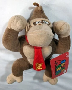 DK Donkey Kong 9 Zoll Plüschpuppe Stofftier Offiziell Lizenziert Nintendo Super Mario - Bild 1 von 2