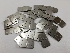 LOT OF 30 STEEL CRAFT HINGES 1.25" X .75" FITS CANVAS CONCEPTS SCRAPBOOK DECOR - Picture 1 of 5
