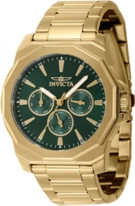 Reloj Invicta Speedway para hombre 42 mm cuarzo esfera verde oro acero inoxidable 46856 - Imagen 1 de 4