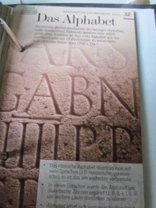 Tarjeta Coleccionable Grandes Invenciones 32 El Alfabeto - Imagen 1 de 1