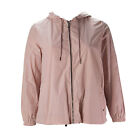 Marina Rinaldi Women's Pink Tappa Raincoat $435 Nwt