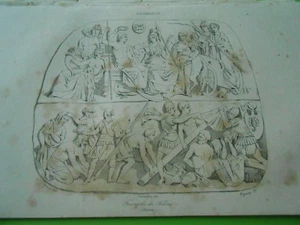 Gravure 1838 Allemagne Germany Triomphe de Tibère - Bild 1 von 1