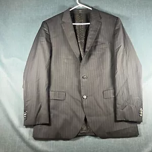 Boss Selection Herren Blazer braun gestreift langarm Knopfverschluss Größe 44R Wolle - Bild 1 von 16