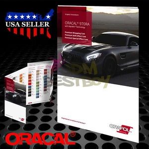 Oracal Orafol 970RA RapidAir Swatch Book Color Charts Guide Vinyl Sample Booklet - Picture 1 of 3