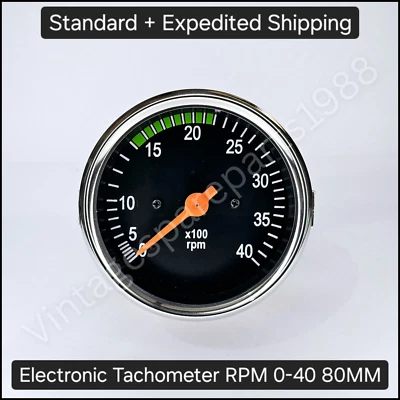 electronic Tachometer RPM Meter Alternator For Trucks , genset 80mm - Image 1 of 4