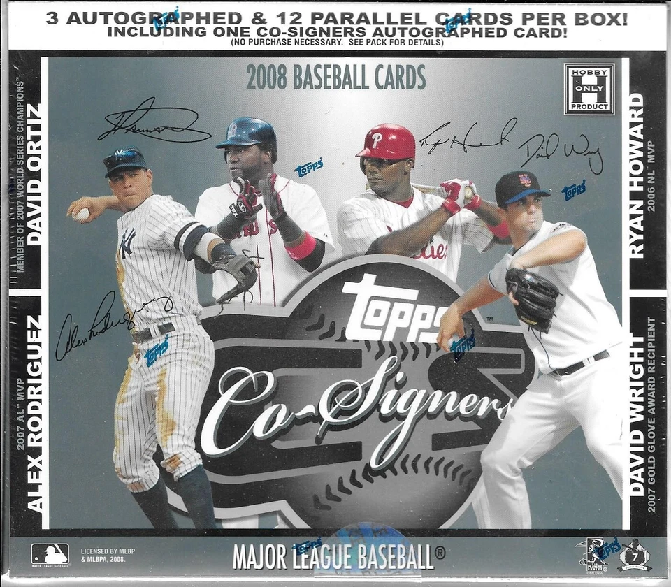 2008 Topps Co-Signers baseball sealed hobby box 12 packs - Image 1 of 1