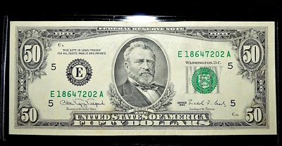 1990 ($50) FIFTY DOLLAR FRN NOTE  (Richmond, Virginia ) - CIRCULATED - Image 1 of 4