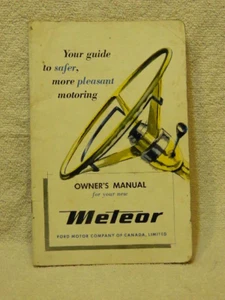 VINTAGE 1956 CANADIAN METEOR GLOVE BOX MANUAL - Picture 1 of 2