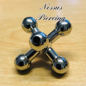 30mm princes wand magic cross piercing bondage PA ampallang apadravya - Picture 1 of 1