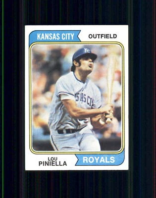 1974 Topps #390 Lou Piniella - Image 1 of 2