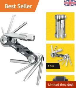 Ultra-Light Mini 9 Multi Tool for Road Cycling - Pro Quality & Compact Design - Picture 1 of 9