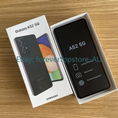 Samsung Galaxy A52(5G) Unlocked SM-A526U 128GB 6GB 64MP Unopened Multicolor - Image 1 of 4