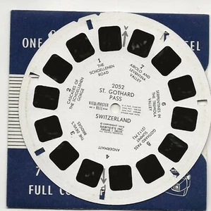 2052 St Gothard Pass Switzerland 1959 View-master Reel - Picture 1 of 3