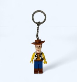 LEGO DISNEY PIXAR TOY STORY WOODY KEYCHAIN MINIFIGURE HTF RARE 