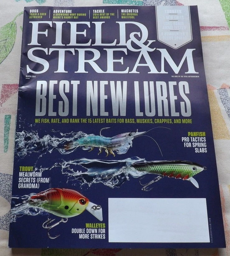 Field & Stream Outdoor Sports Monthly Magazine March 2014 Brand New English - Image 1 of 1