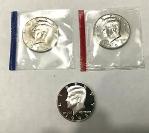 1992 P D S KENNEDY HALBER DOLLAR in Cello + Nachweis aus Proof-Set (3 MÜNZEN) - Bild 1 von 1