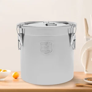 33L Stainless Steel Canister, Airtight Sealable Containers with Lids for Kitchen - Picture 1 of 13